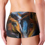 Couple Horses Painting Print Men's Boxer Briefs
