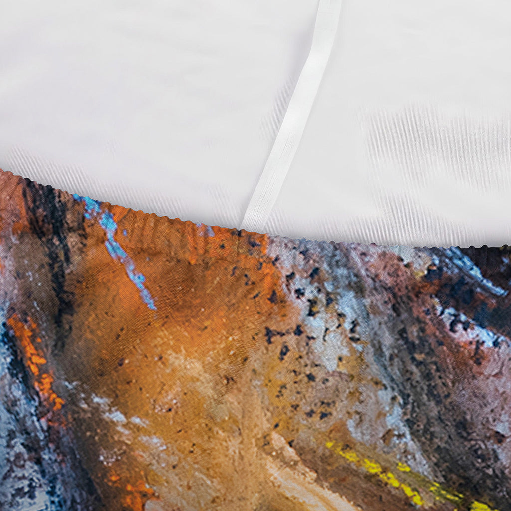 Couple Horses Painting Print Sofa Cover