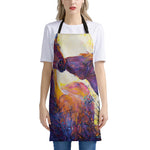 Couple Horses Portrait Print Apron