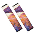 Couple Horses Portrait Print Car Seat Belt Covers