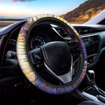 Couple Horses Portrait Print Car Steering Wheel Cover