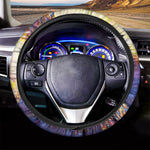 Couple Horses Portrait Print Car Steering Wheel Cover