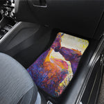 Couple Horses Portrait Print Front and Back Car Floor Mats