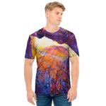 Couple Horses Portrait Print Men's T-Shirt