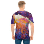 Couple Horses Portrait Print Men's T-Shirt