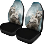 Couple Wolves Universal Fit Car Seat Covers GearFrost