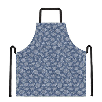 Cow Denim Jeans Pattern Print Apron
