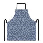 Cow Denim Jeans Pattern Print Apron