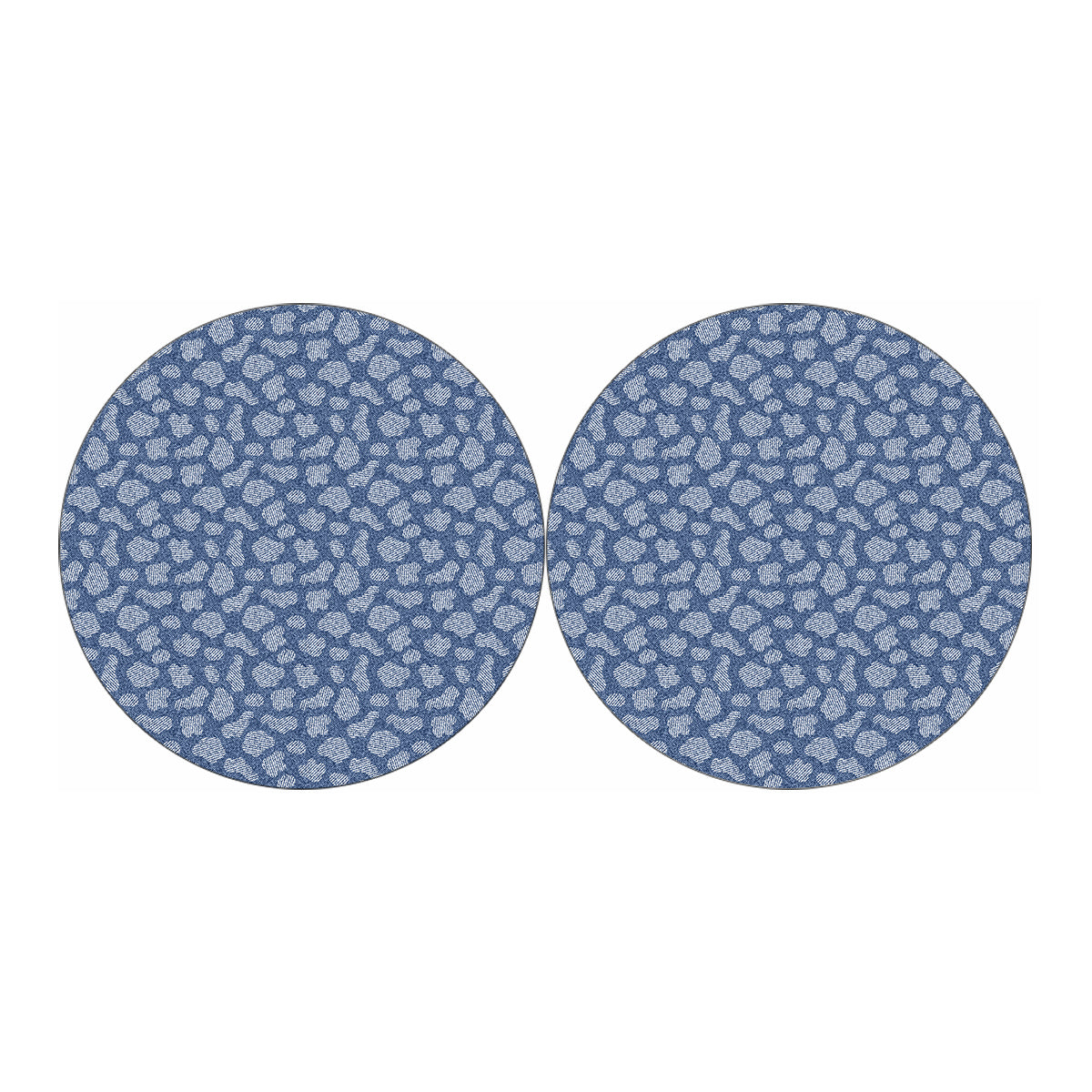 Cow Denim Jeans Pattern Print Car Coasters