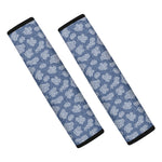 Cow Denim Jeans Pattern Print Car Seat Belt Covers