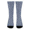 Cow Denim Jeans Pattern Print Crew Socks