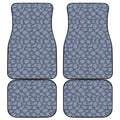 Cow Denim Jeans Pattern Print Front and Back Car Floor Mats