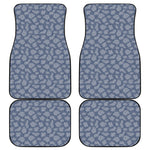 Cow Denim Jeans Pattern Print Front and Back Car Floor Mats