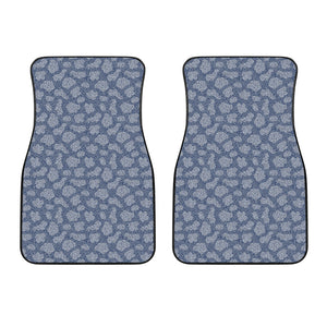 Cow Denim Jeans Pattern Print Front Car Floor Mats