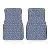 Cow Denim Jeans Pattern Print Front Car Floor Mats