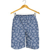 Cow Denim Jeans Pattern Print Men's Shorts