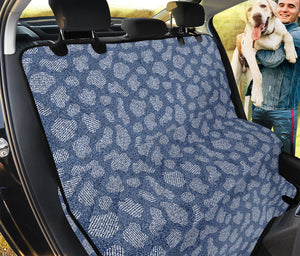 Cow Denim Jeans Pattern Print Pet Car Back Seat Cover