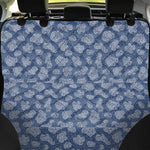 Cow Denim Jeans Pattern Print Pet Car Back Seat Cover