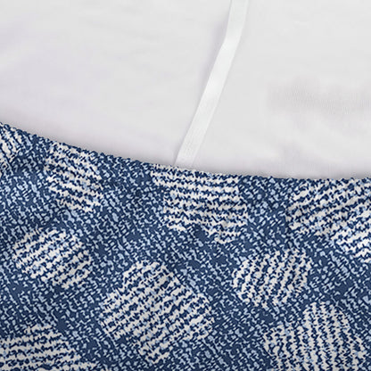 Cow Denim Jeans Pattern Print Sofa Cover