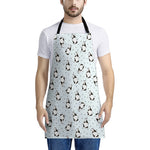 Cow Milk Bottle Pattern Print Apron
