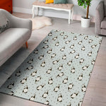 Cow Milk Bottle Pattern Print Area Rug