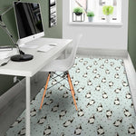 Cow Milk Bottle Pattern Print Area Rug