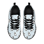 Cow Milk Bottle Pattern Print Black Sneakers