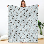 Cow Milk Bottle Pattern Print Blanket