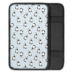 Cow Milk Bottle Pattern Print Car Center Console Cover
