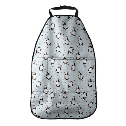 Cow Milk Bottle Pattern Print Car Seat Organizers