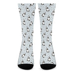 Cow Milk Bottle Pattern Print Crew Socks