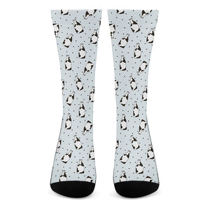 Cow Milk Bottle Pattern Print Crew Socks