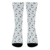 Cow Milk Bottle Pattern Print Crew Socks