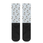 Cow Milk Bottle Pattern Print Crew Socks