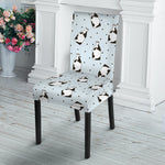Cow Milk Bottle Pattern Print Dining Chair Slipcover