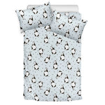 Cow Milk Bottle Pattern Print Duvet Cover Bedding Set