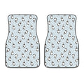 Cow Milk Bottle Pattern Print Front Car Floor Mats