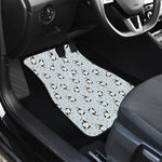Cow Milk Bottle Pattern Print Front Car Floor Mats