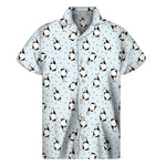 Cow Milk Bottle Pattern Print Men's Short Sleeve Shirt