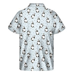 Cow Milk Bottle Pattern Print Men's Short Sleeve Shirt
