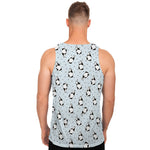 Cow Milk Bottle Pattern Print Men's Tank Top