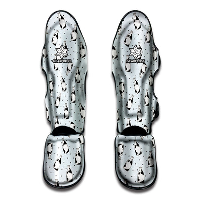 Cow Milk Bottle Pattern Print Muay Thai Shin Guard