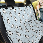 Cow Milk Bottle Pattern Print Pet Car Back Seat Cover