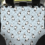Cow Milk Bottle Pattern Print Pet Car Back Seat Cover