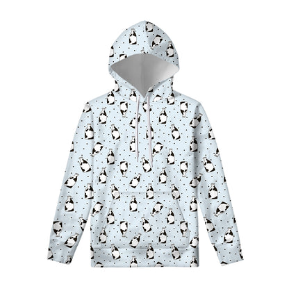 Cow Milk Bottle Pattern Print Pullover Hoodie