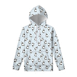 Cow Milk Bottle Pattern Print Pullover Hoodie