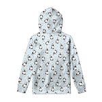 Cow Milk Bottle Pattern Print Pullover Hoodie