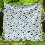 Cow Milk Bottle Pattern Print Quilt