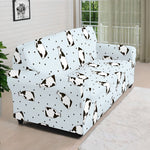 Cow Milk Bottle Pattern Print Sofa Cover
