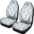 Cow Milk Bottle Pattern Print Universal Fit Car Seat Covers